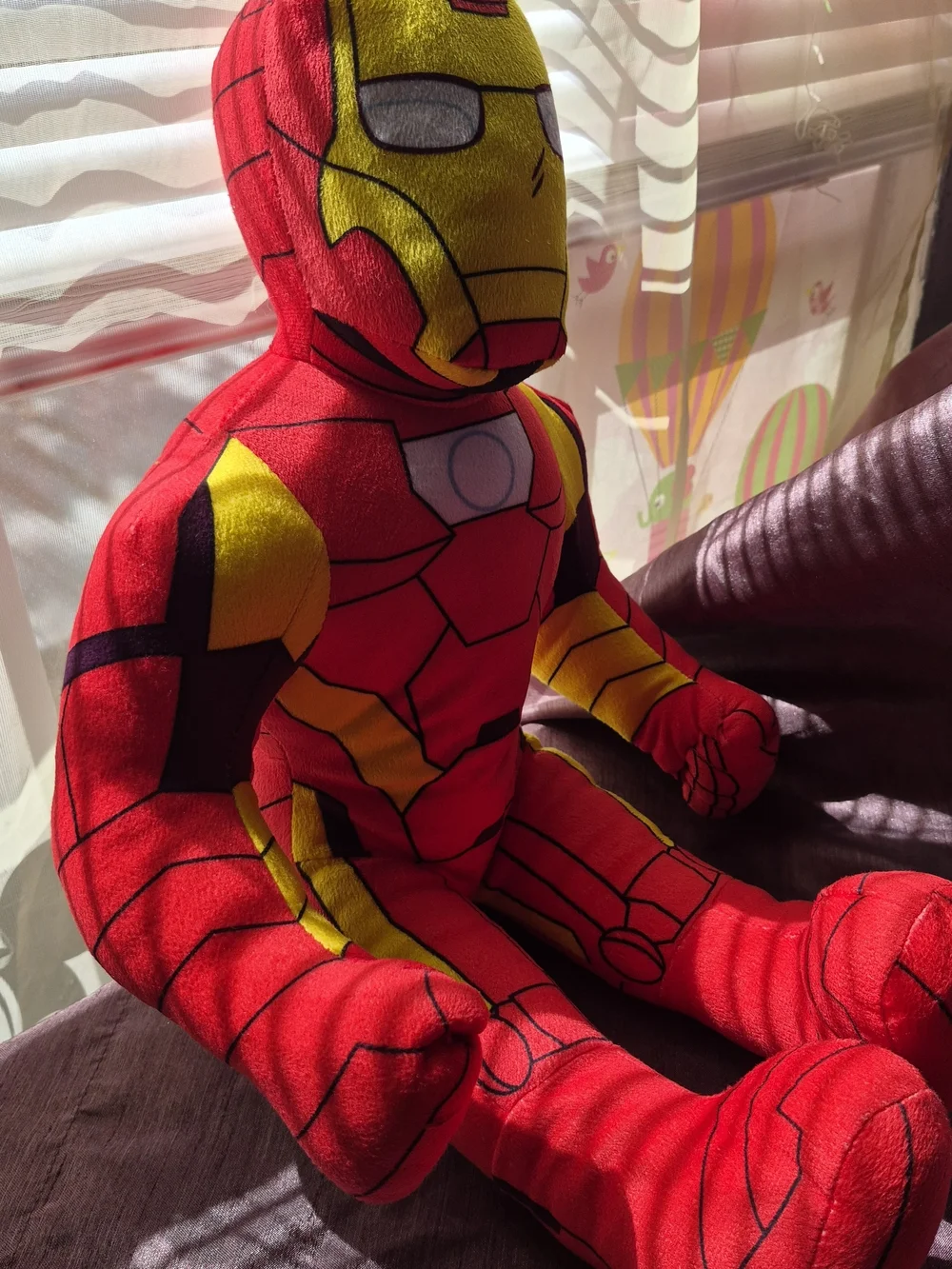 Marvel Super Hero Adventures Iron Man Plush Pillow Buddy – 20” Large Stuffed Toy - Picture 3 of 6